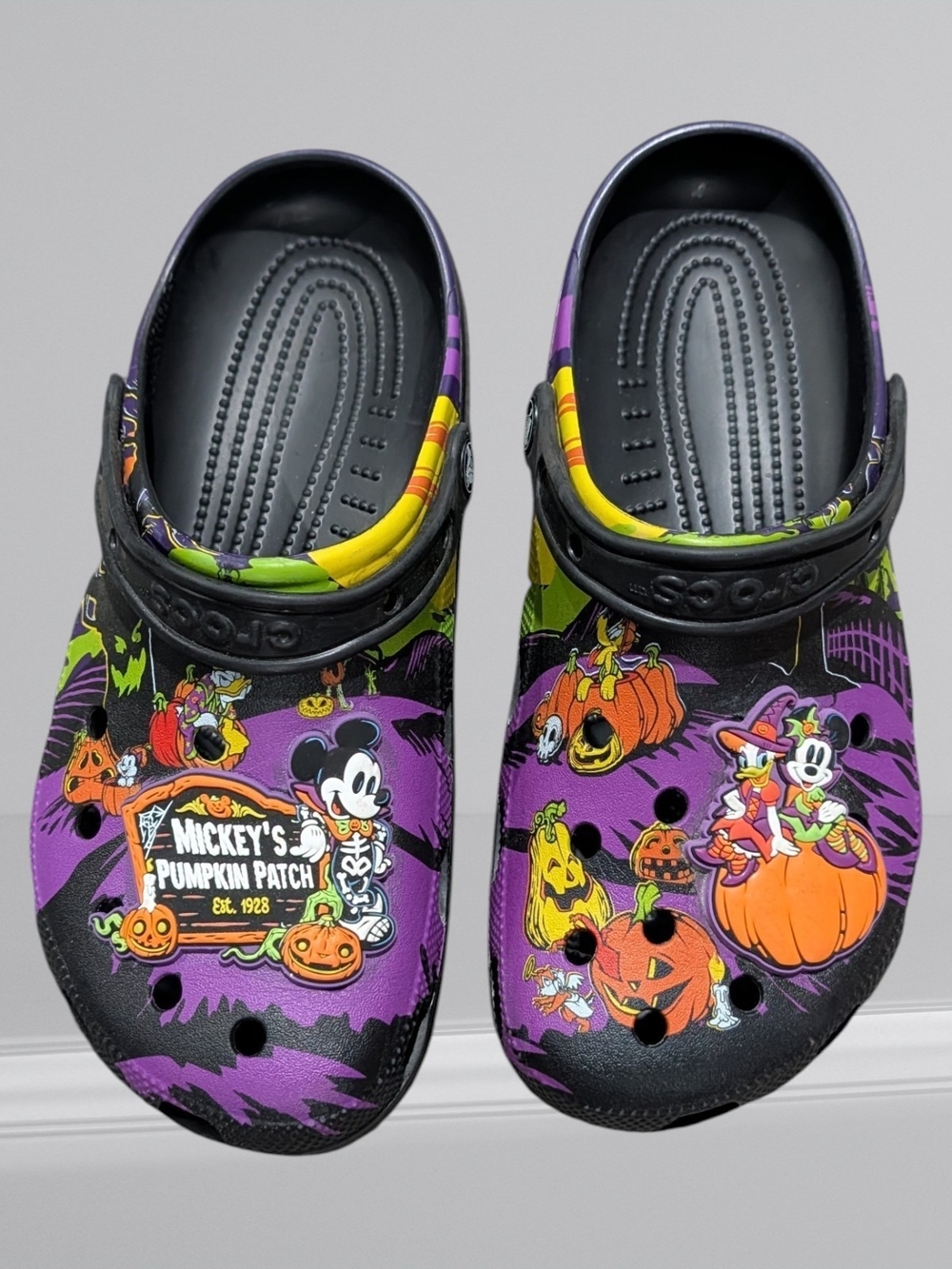 CROCS Disney Parks 2024 Mickey's Pumpkin Patch Clogs